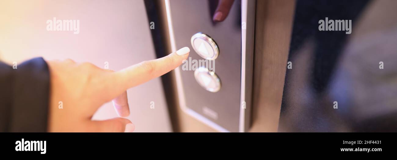 Electronic display with knobs Stock Photo
