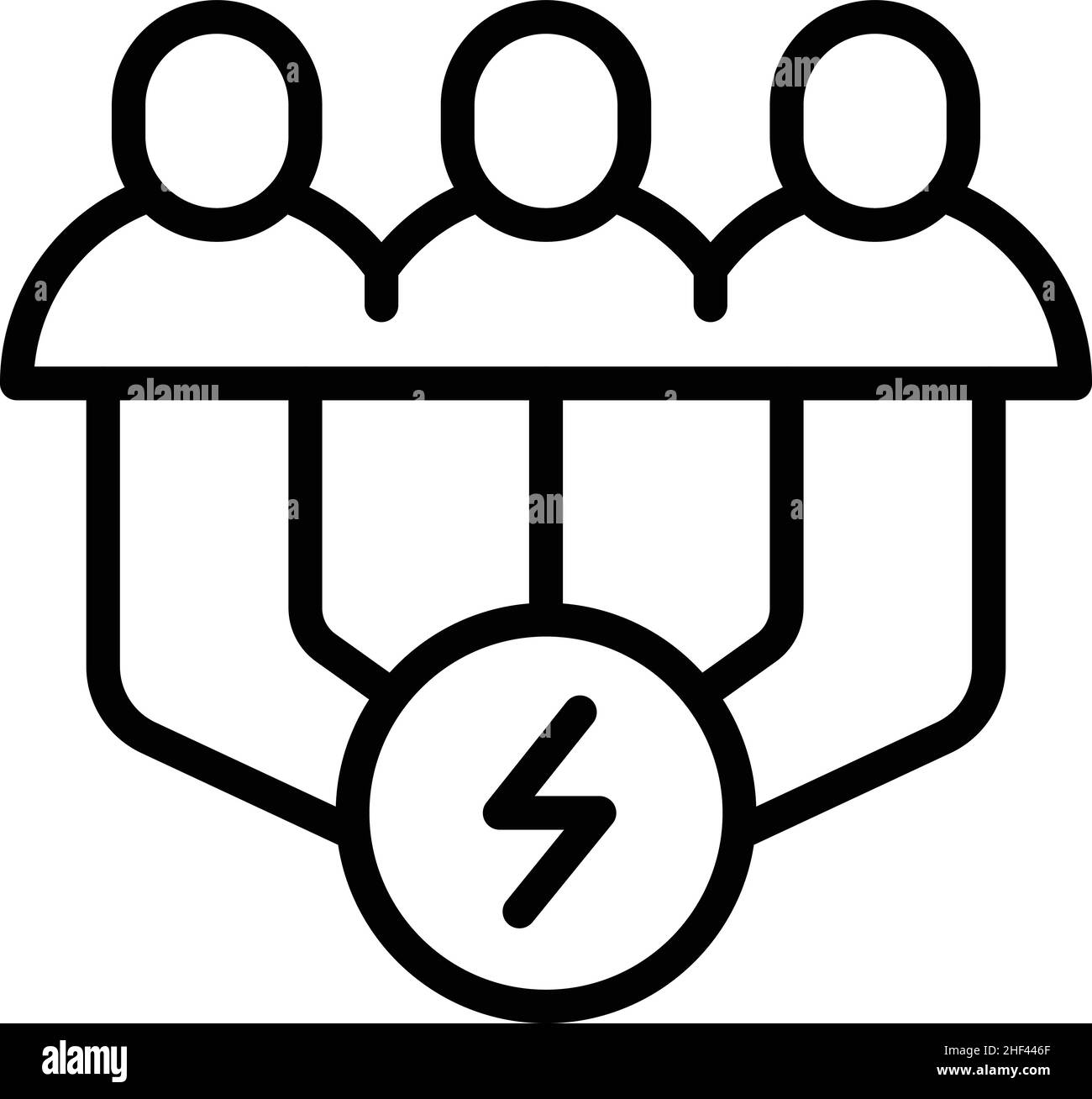 Group counseling icon outline vector. Stress skills. Behavior love ...