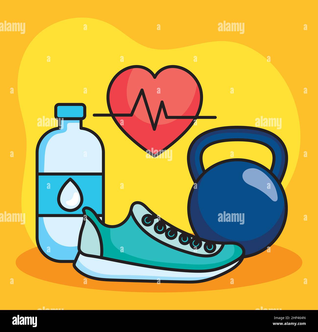 sport and healthy illustration design Stock Vector Image & Art - Alamy