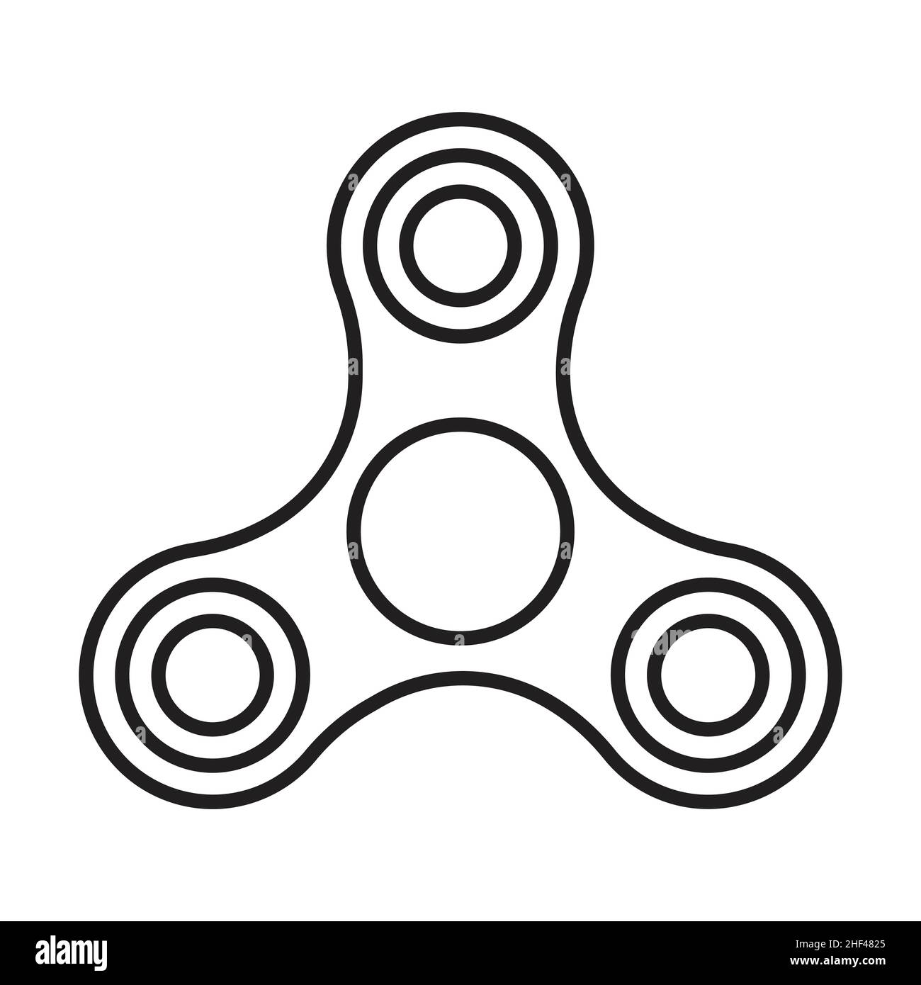 Fidget spinner logo 2025