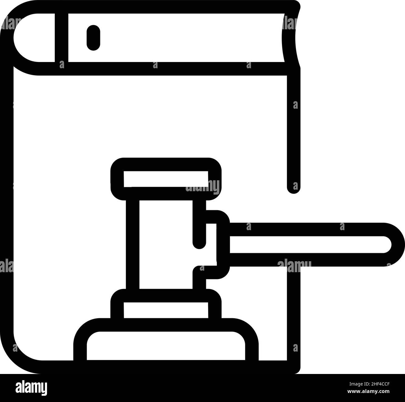 Disclaimer exclamation icon outline vector. Legal document. License law ...