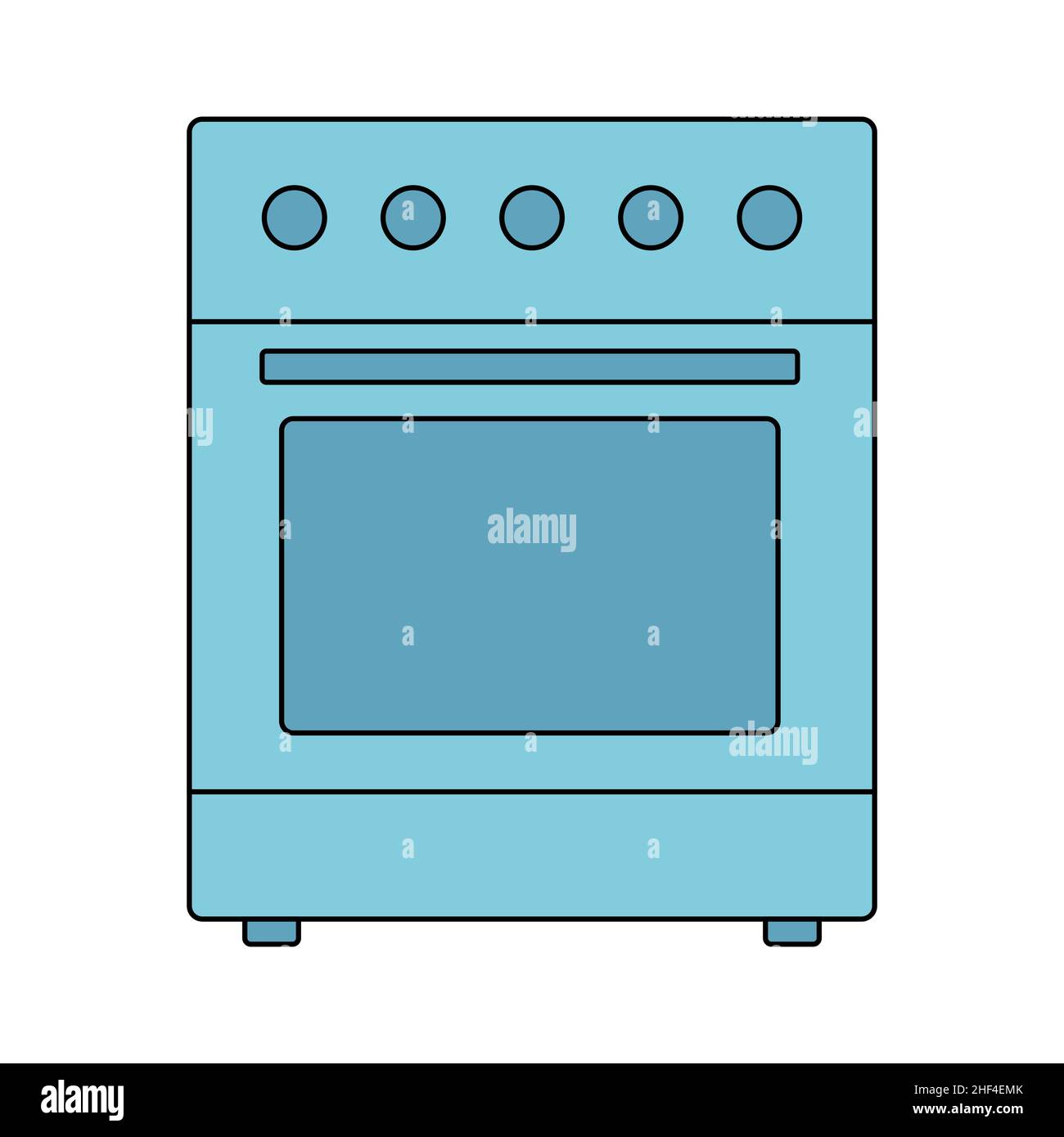 Electric stove, gas stove, oven icon. For cooking food. Vector