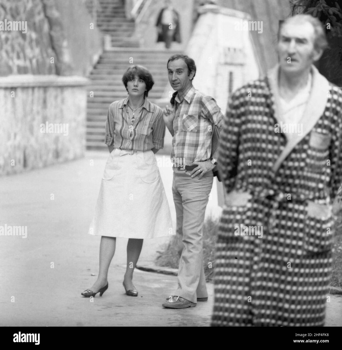 Romanian actress Cristina Deleanu & production manager Vasile Neagoe