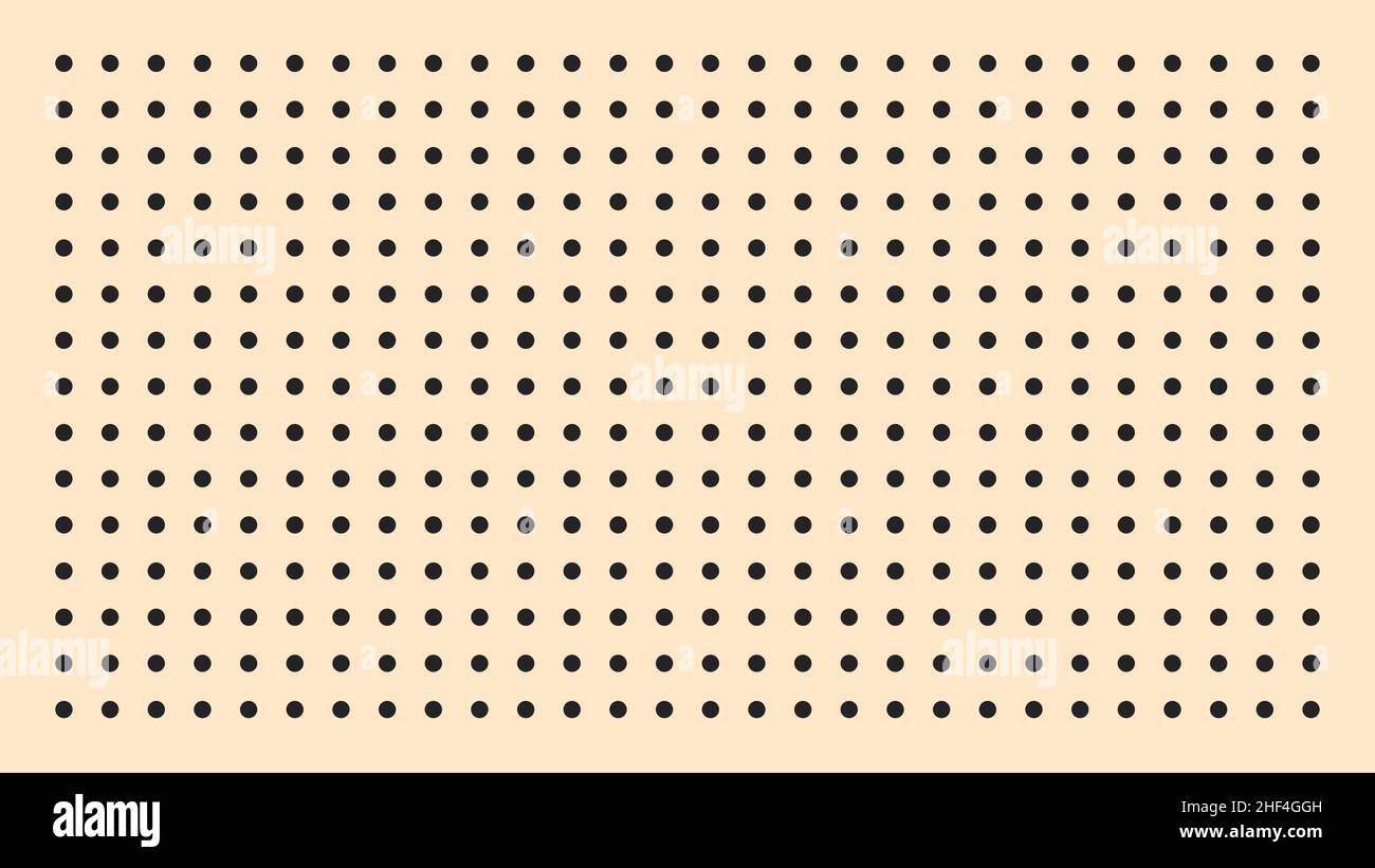 Peg board perforated texture. Stock Vector