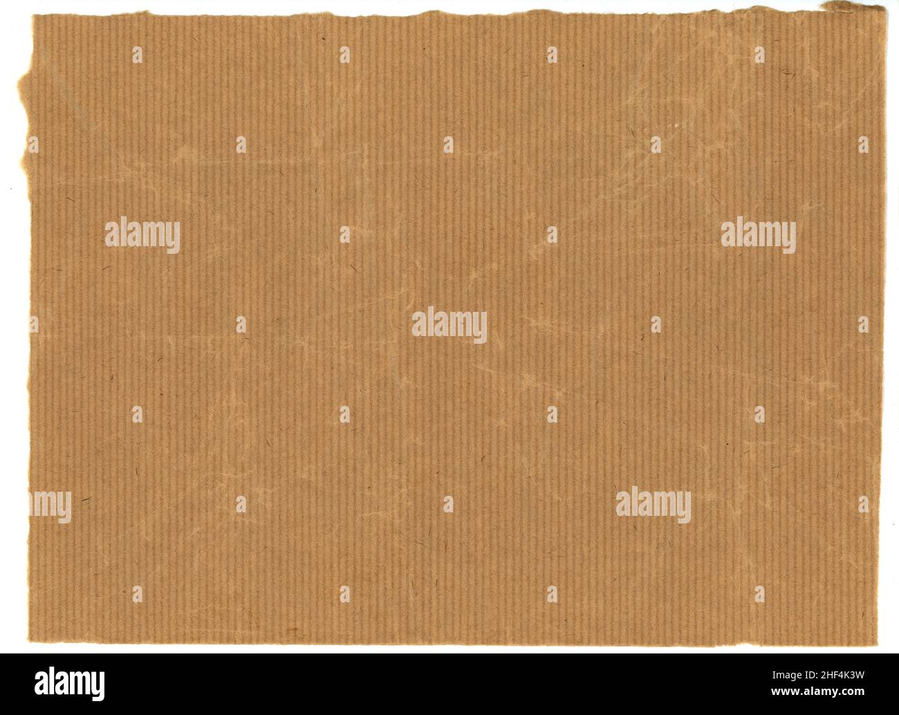 Brown wrapping paper background, brown lined cardboard rough piece