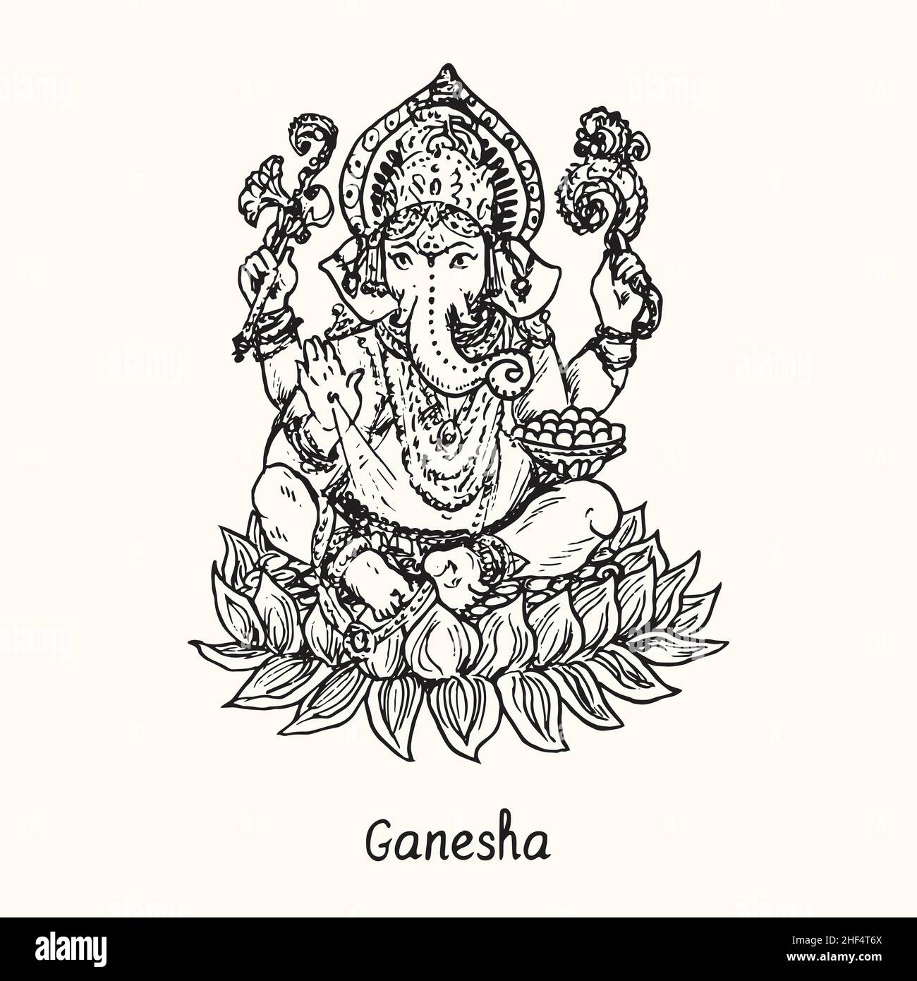Ganesha Drawing Images  Browse 31622 Stock Photos Vectors and Video   Adobe Stock