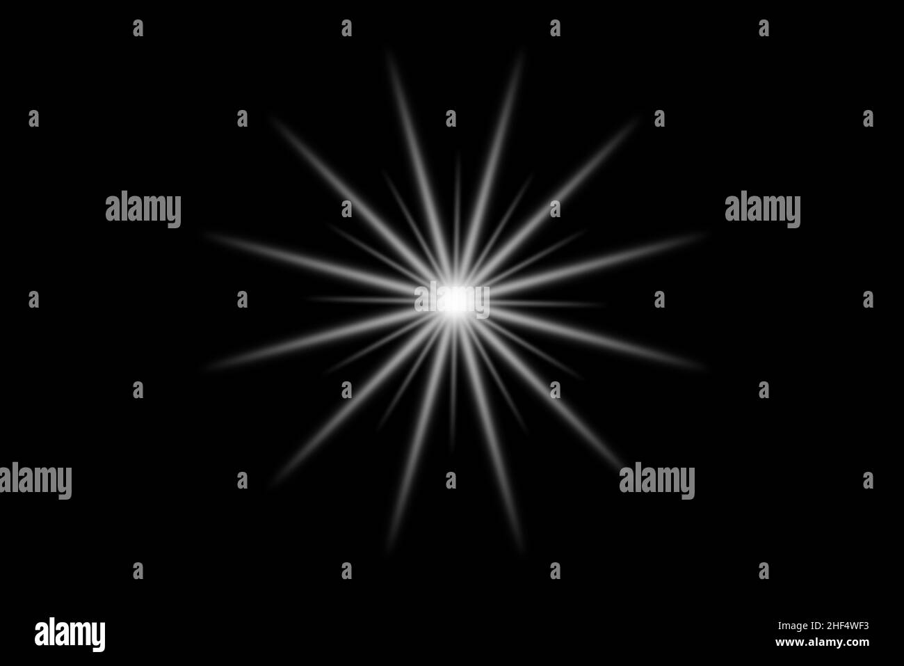 Lens flare Black and White Stock Photos & Images - Alamy