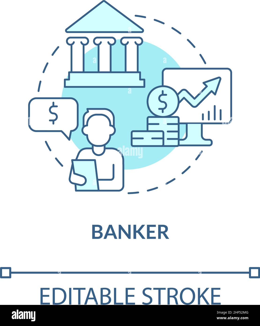 Banker banking Cut Out Stock Images & Pictures - Alamy