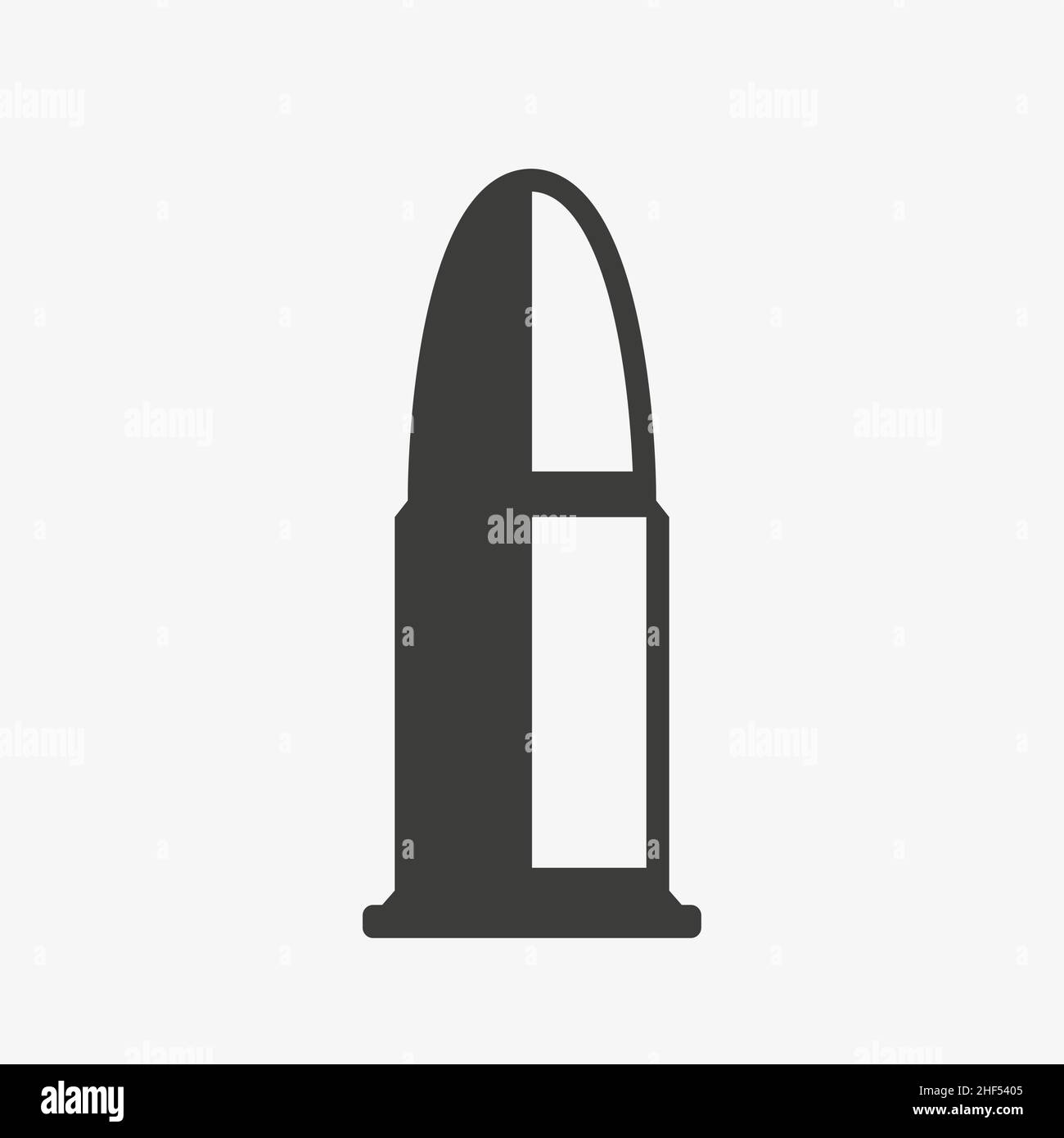 Bullet icon with shadow on white background Stock Vector Image & Art ...