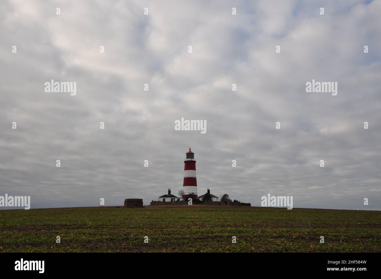 Happisburgh lighthouse, north-east Norfolk, England, UK Stock Photo