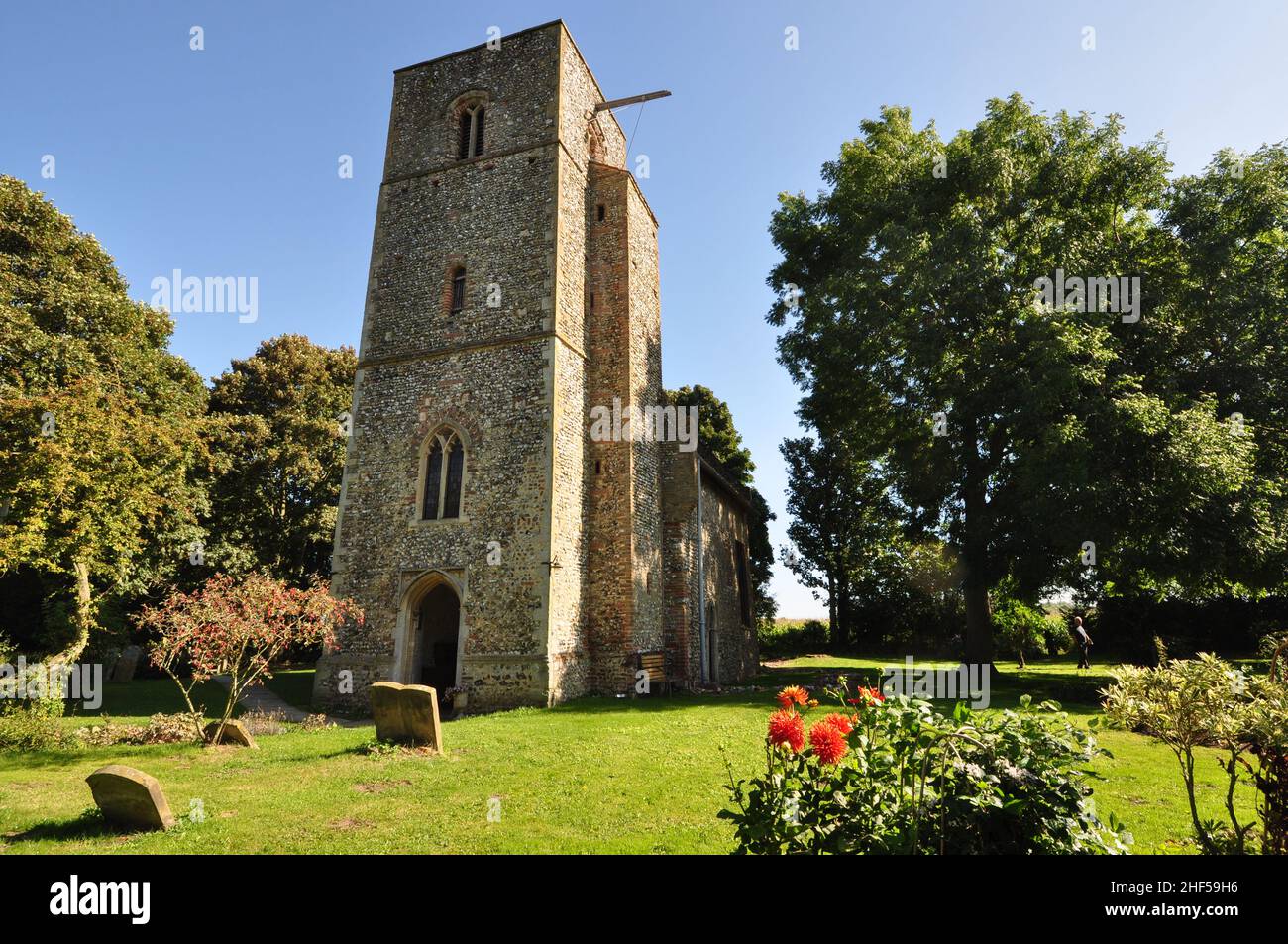 St Mary's church, Houghton-on-the-Hill, near Swaffham, Norfolk, England, UK Stock Photo