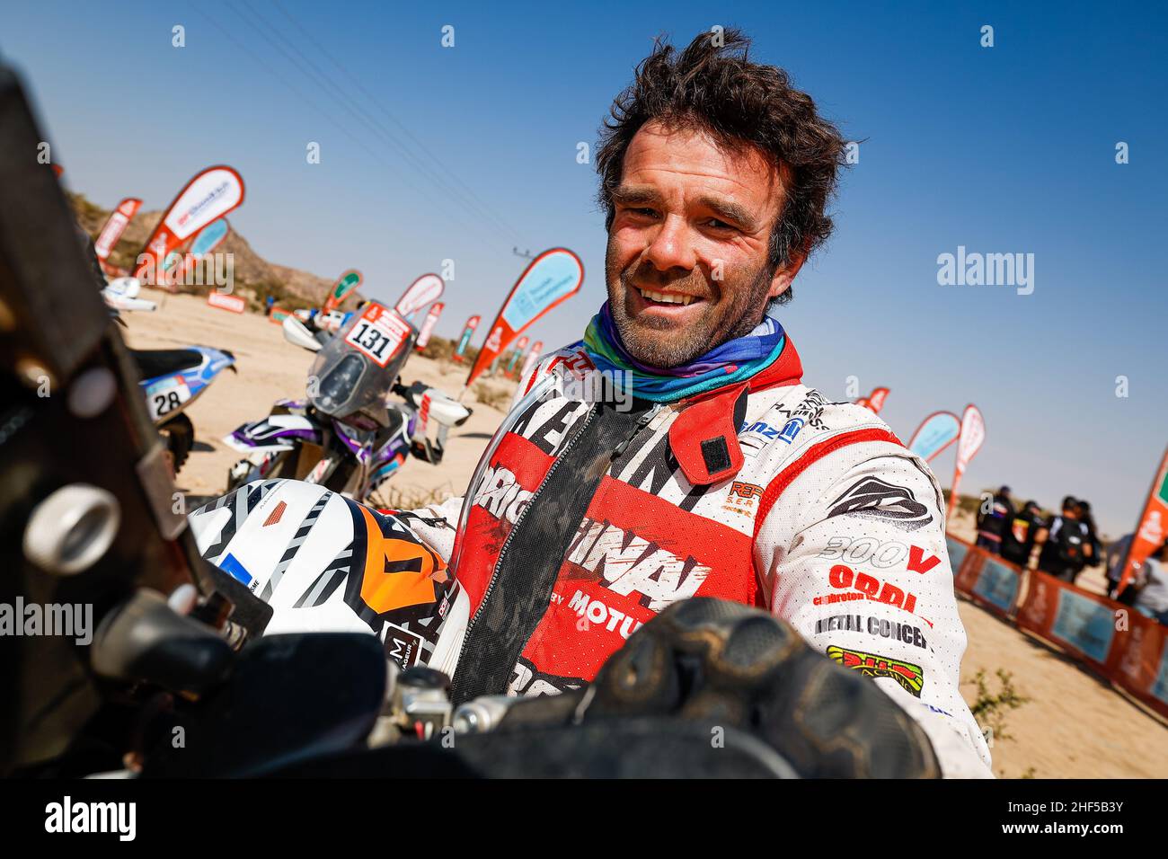 129 GAITS David (fra), Happyness Racing Igoa Moto, KTM, Moto, Original by  Motul, action during the Stage 5 of the Dakar 2023 around Hail, on January  5th, 2023 in Hail, Saudi Arabia -