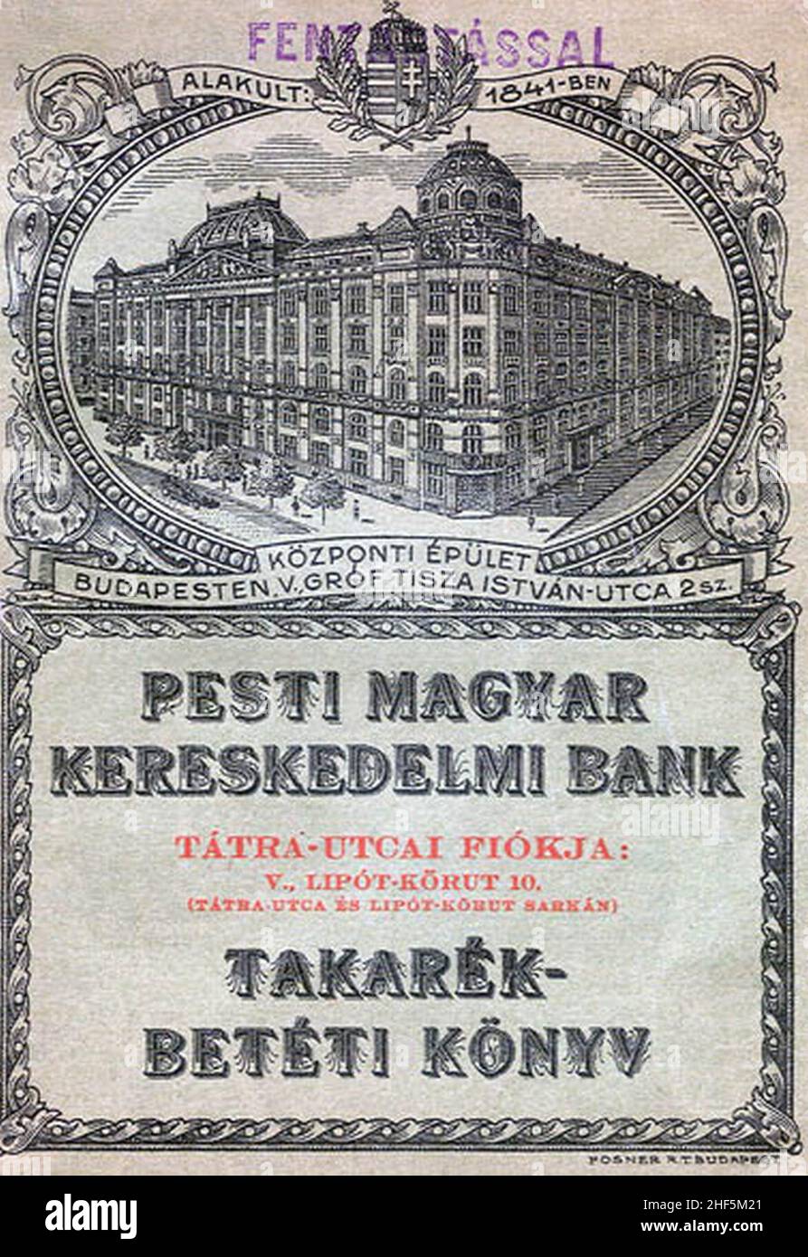 Magyar kereskedelmi bank hi-res stock photography and images - Alamy