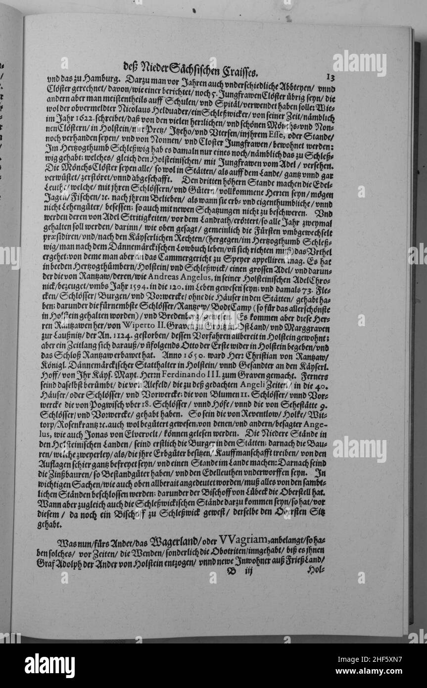 Saxoniae Inferioris (Merian) 013 Stock Photo - Alamy