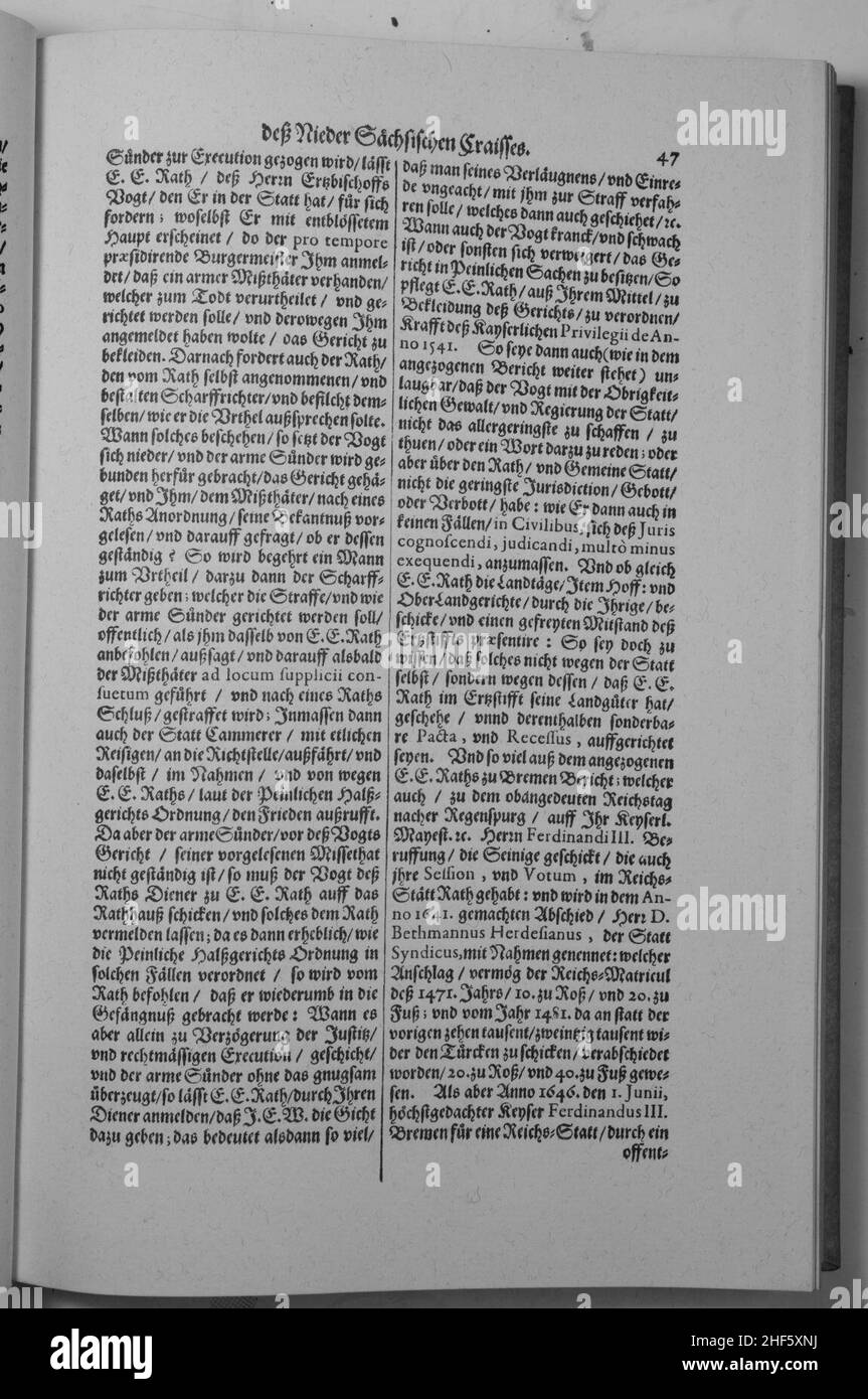 Saxoniae Inferioris (Merian) 047 Stock Photo - Alamy