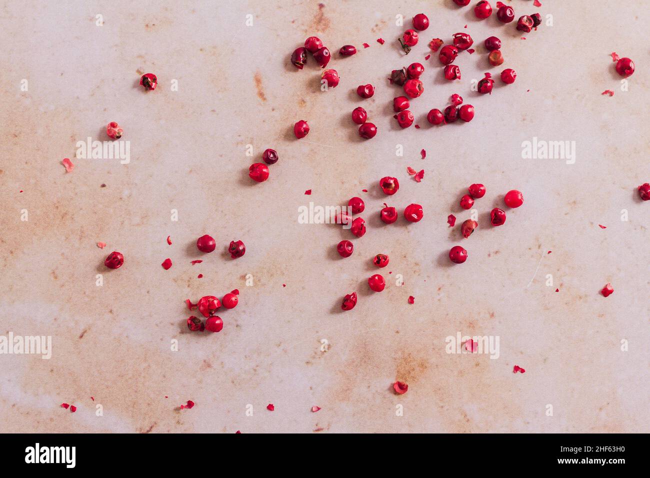 Pink peppercorn Stock Photo