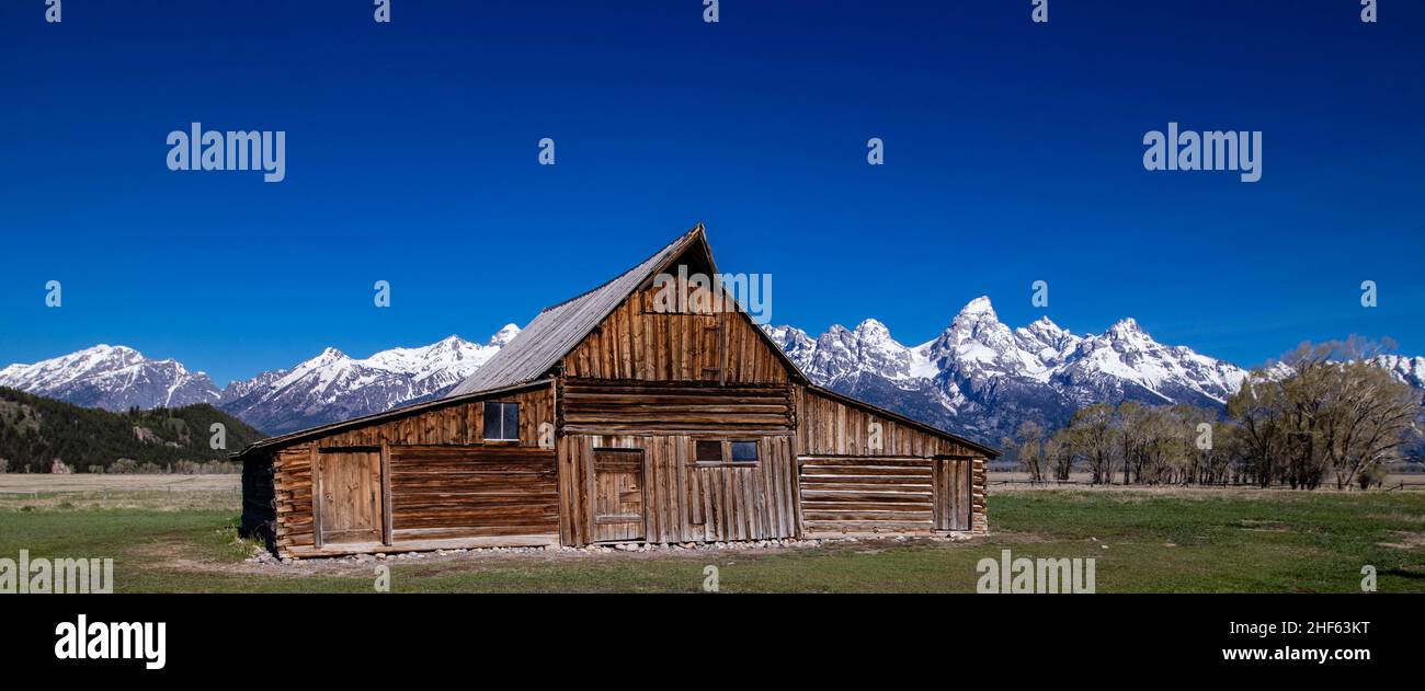 T.A. Moulton Barn in Mormon Row Historic District in Grand Teton ...