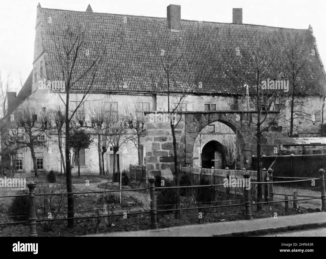 Schuettorf Burg Altena vor 1903. Stock Photo