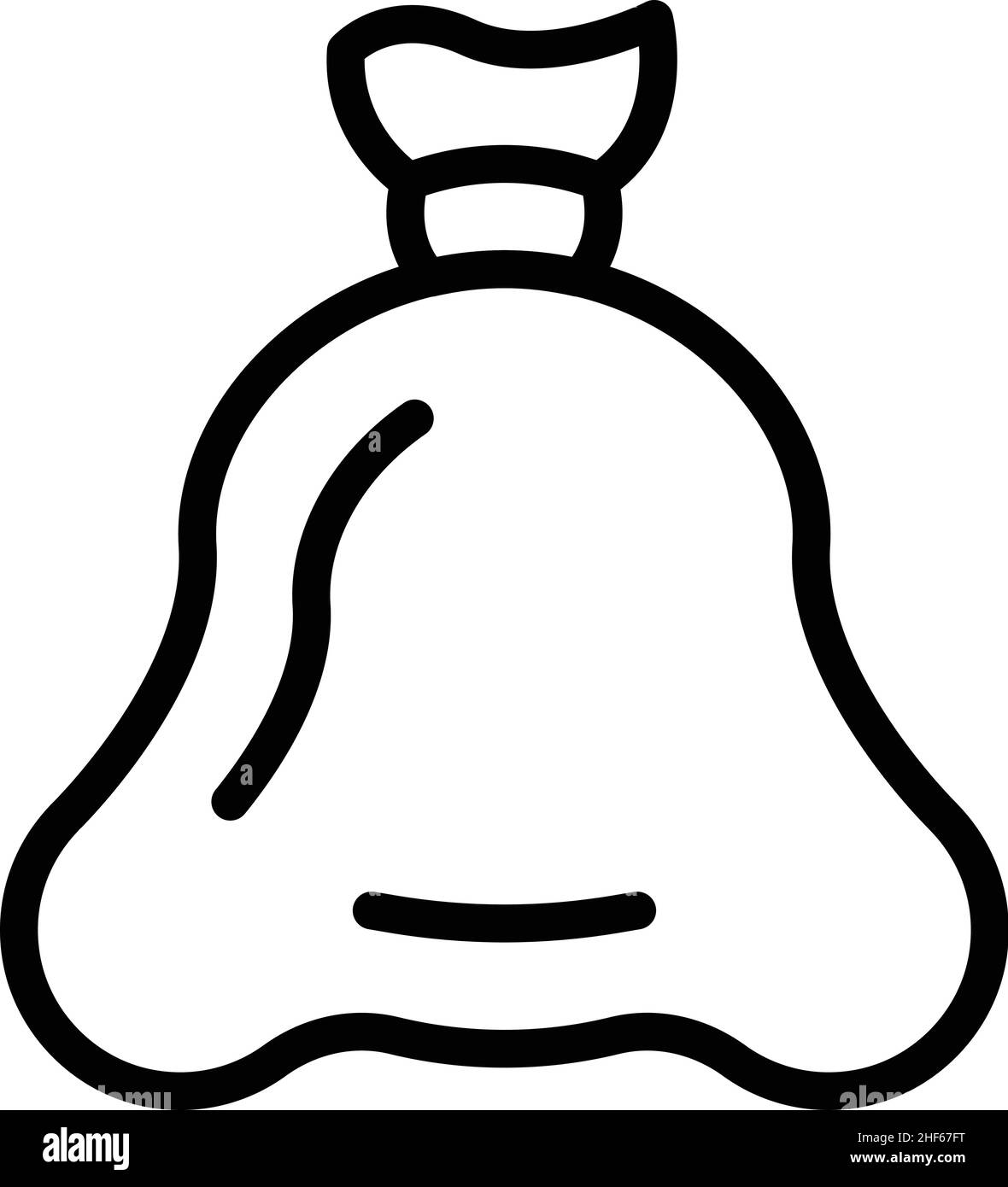 Home garbage bag icon outline vector. Trash bin. Waste can Stock Vector Image Art Alamy
