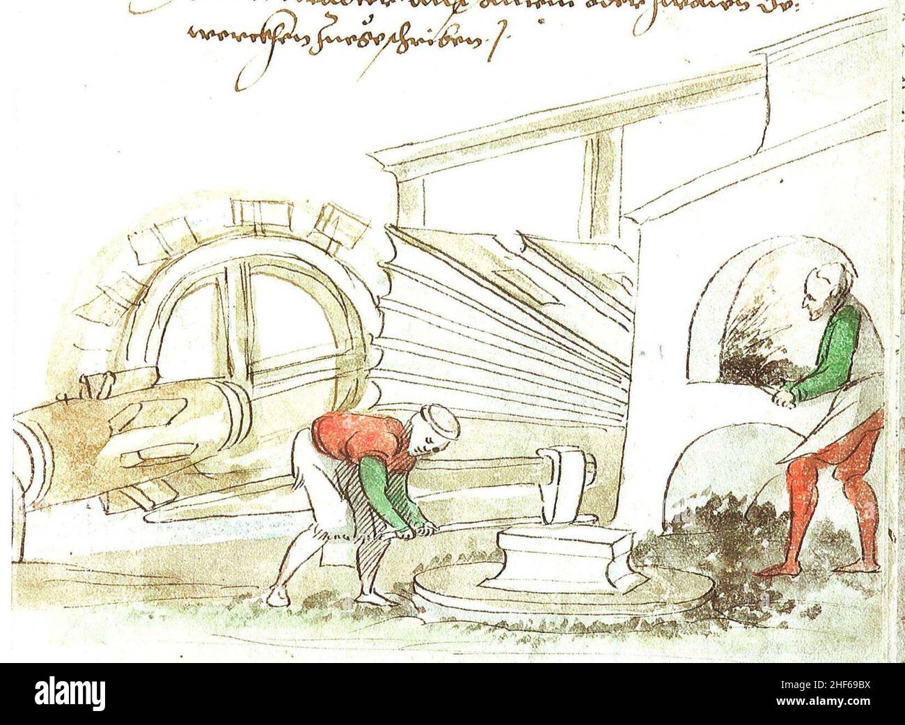 Schwazer Bergbuch Abbildung 101 Stock Photo Alamy