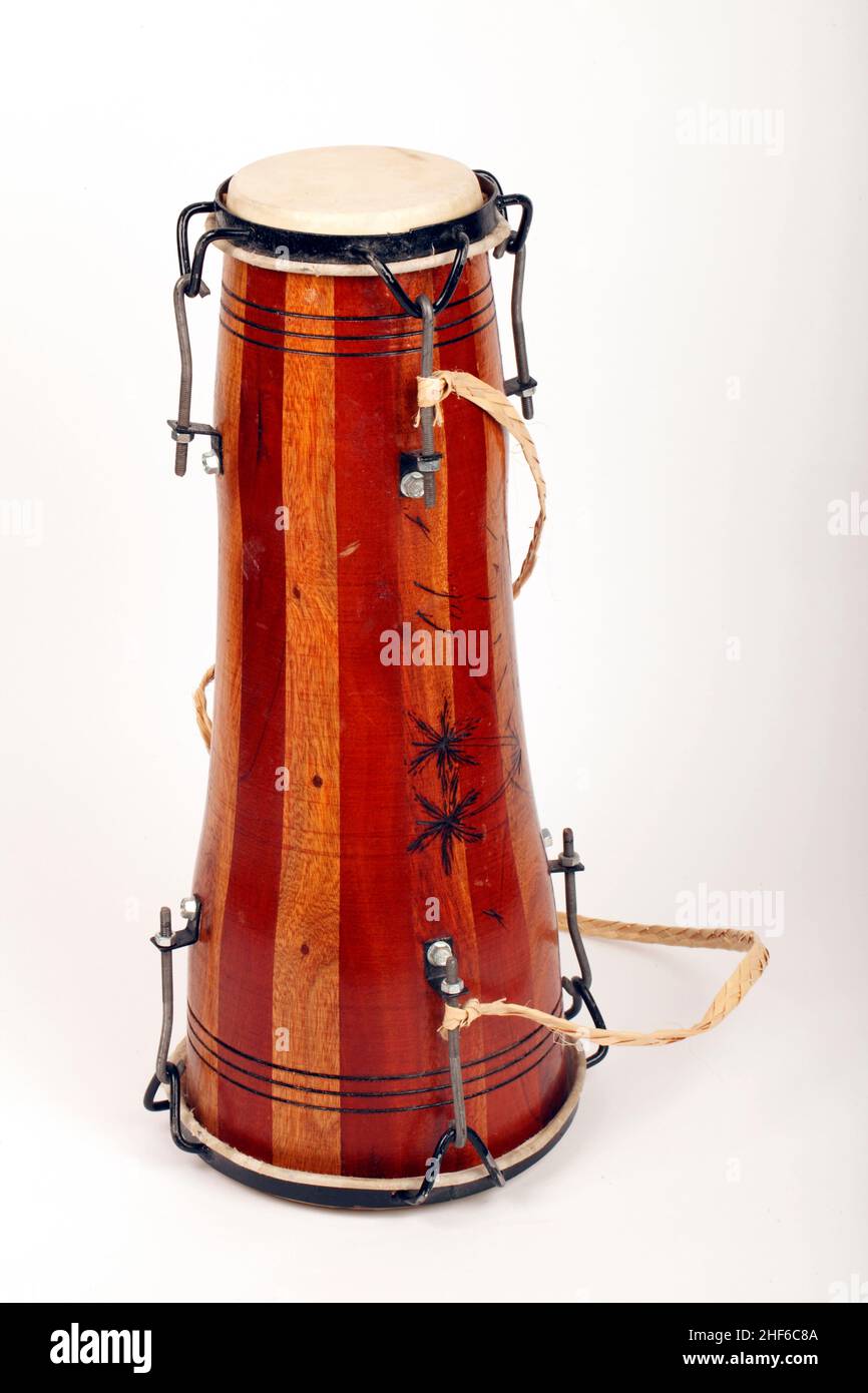 Bata. Cuban traditional double headed drum Stock Photo Alamy