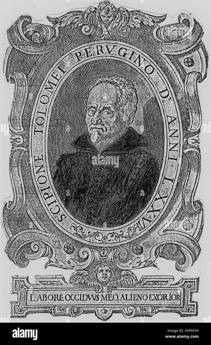 Scipione Tolomei scrittore politico antimachiavelli Stock Photo Alamy