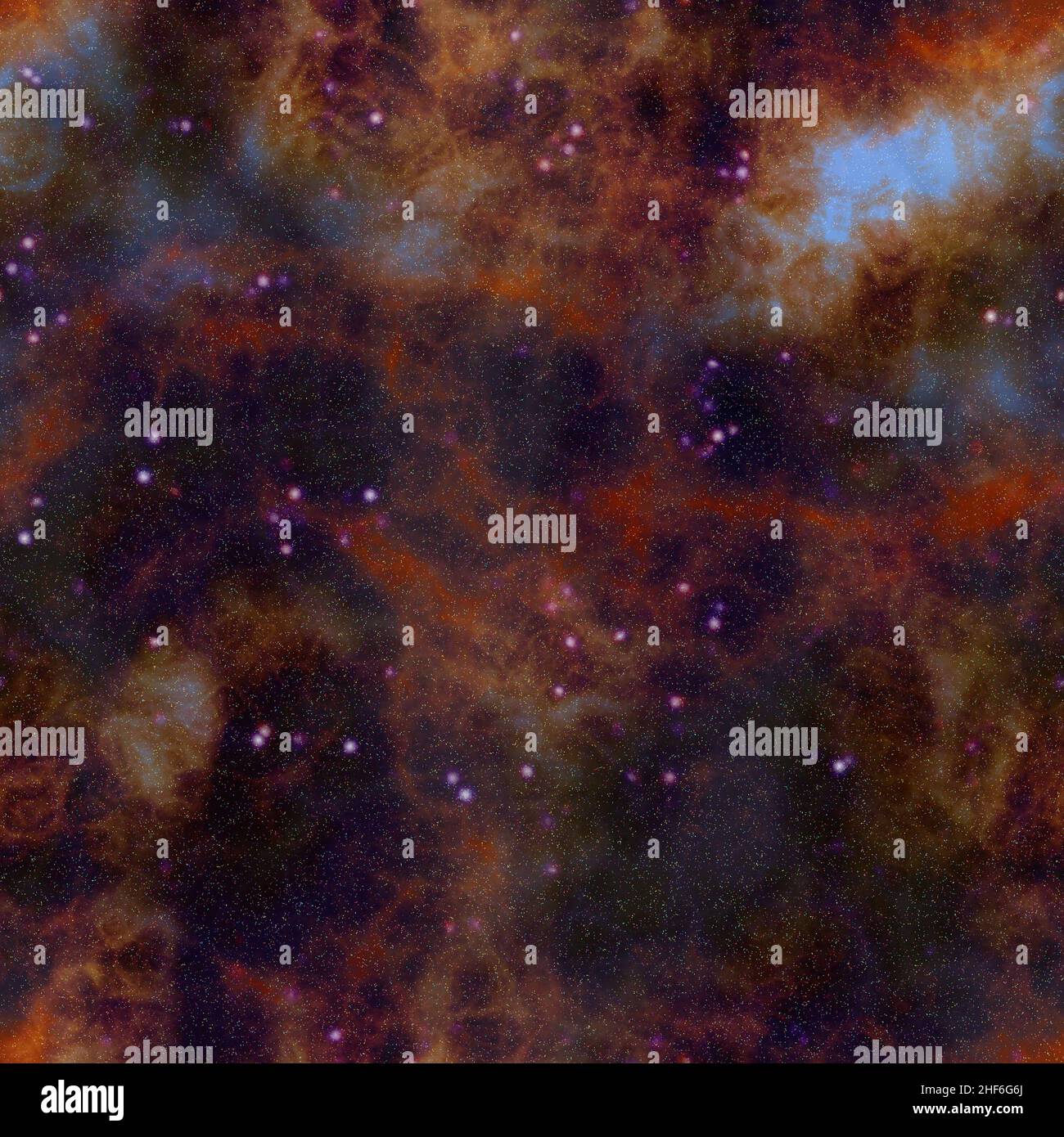 Abstract starry space and nebula clouds, 3d illustration Stock Photo ...