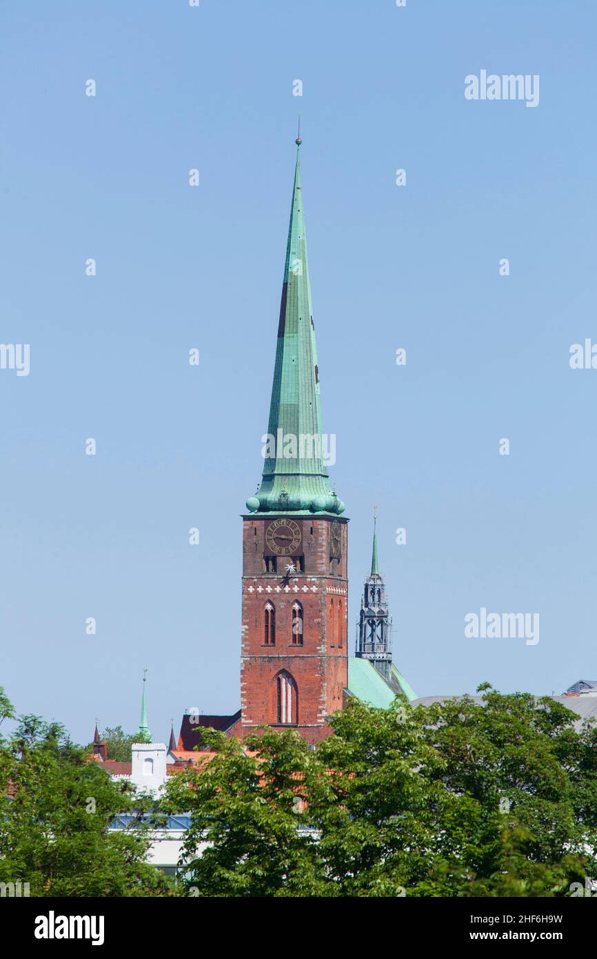 St. Jacob's Church (Jacobikirche),  Lübeck,  Schleswig-Holstein,  Germany,  Europe Stock Photo