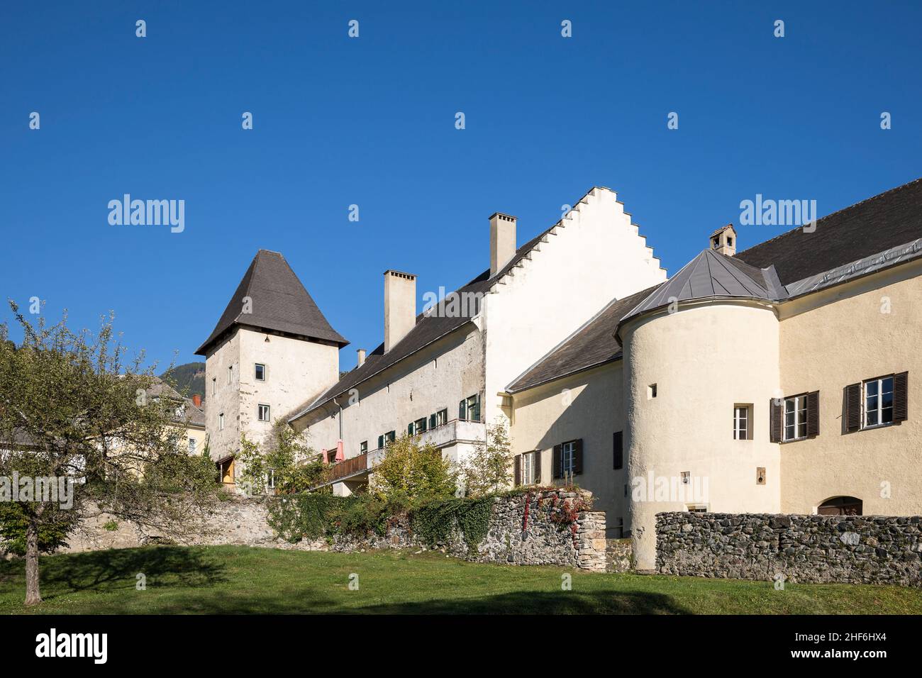 Millstatt Abbey,  Millstatt am See,  Spittal an der Drau District,  Carinthia,  Austria,  Europe Stock Photo