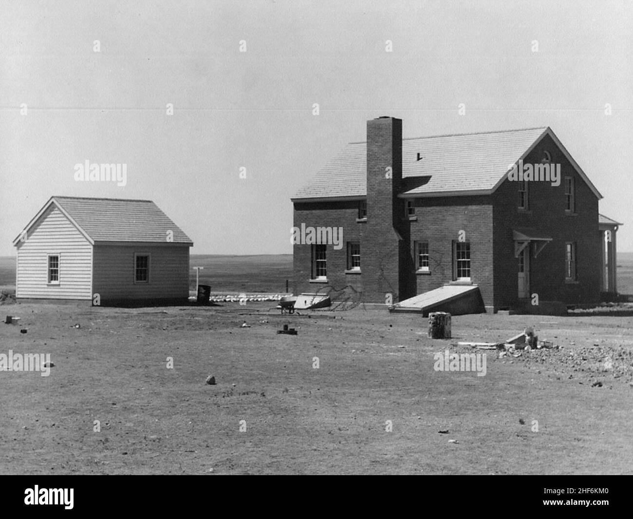 Scobey border station 1937 Stock Photo Alamy