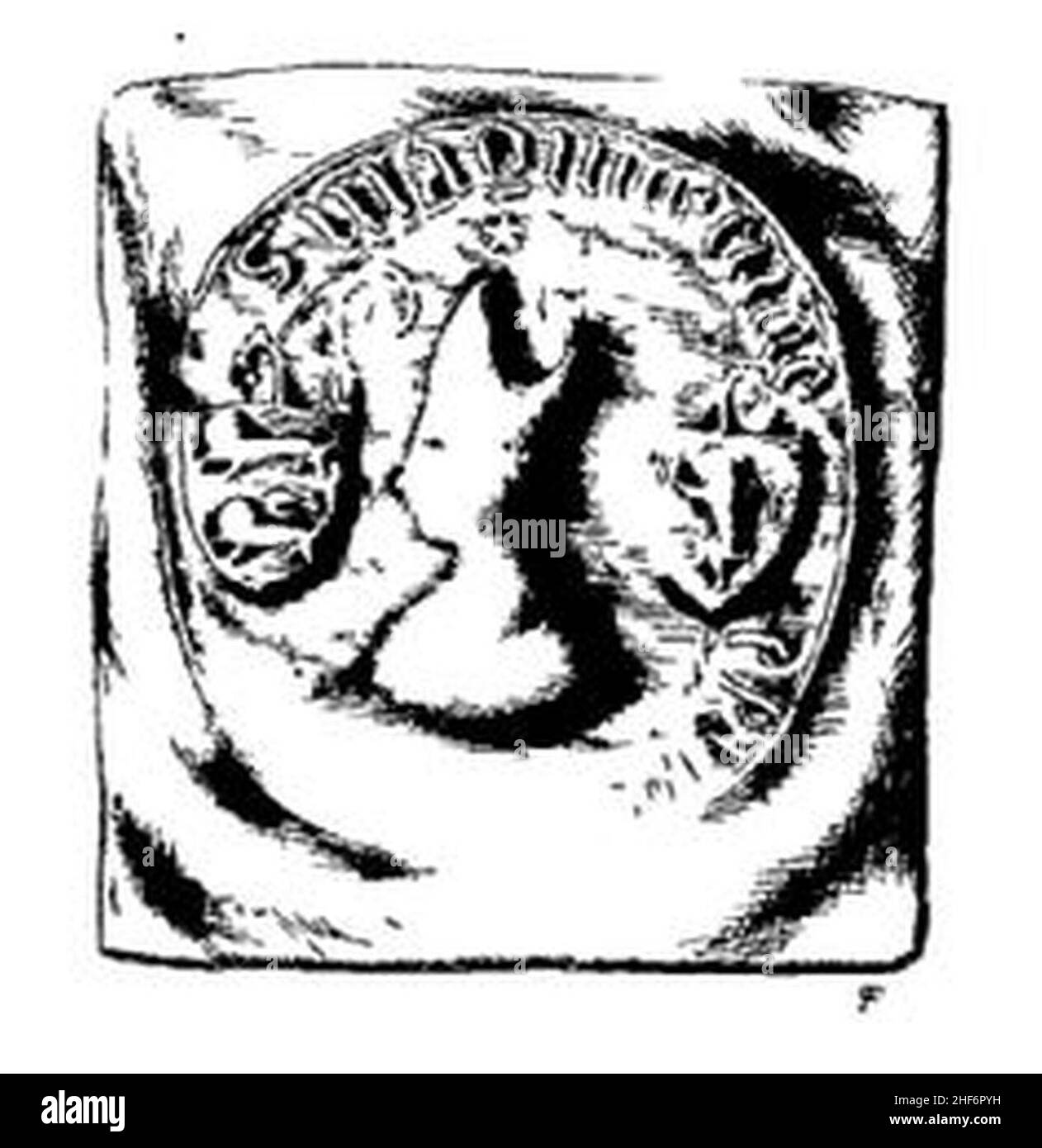 Sceau de Louis de Canossa Stock Photo Alamy