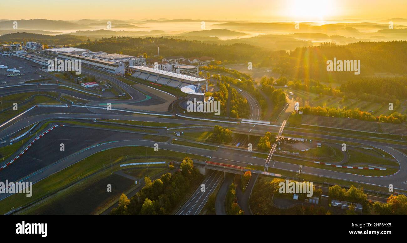 Nürburgring race track, Nürburg, Eifel, Rhineland-Palatinate, Germany ...
