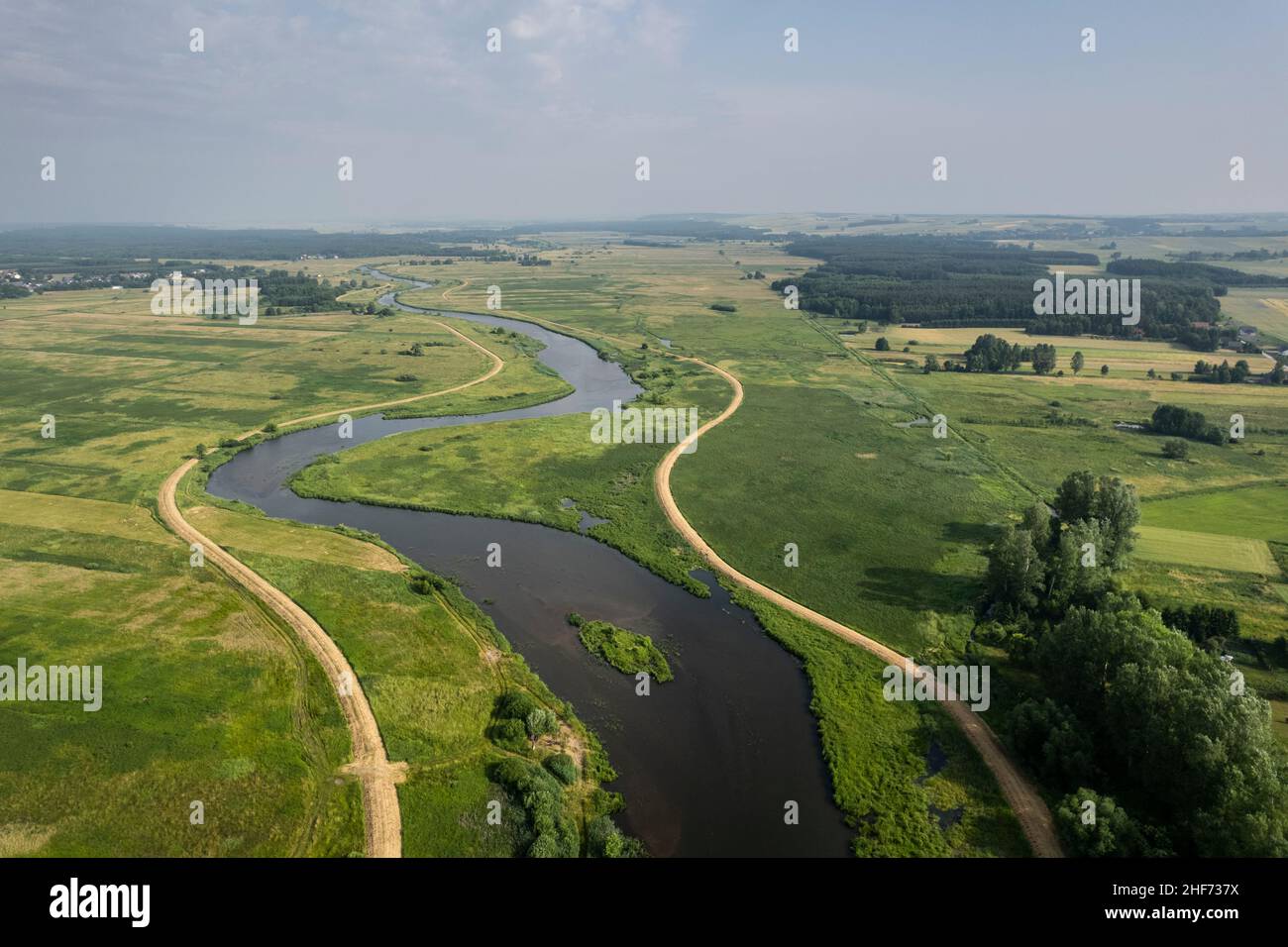 Europe, Poland, Swietokrzyskie, Nida River Stock Photo - Alamy