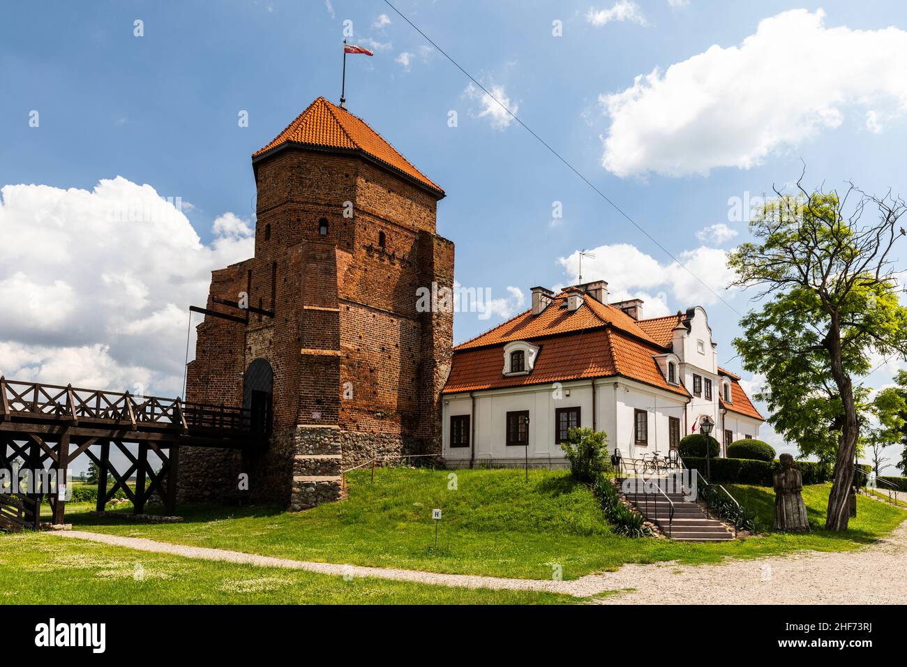 Europa,  Poland,  Voivodeship Masovian,  Castle in Liw / Zamek w Liwie Stock Photo