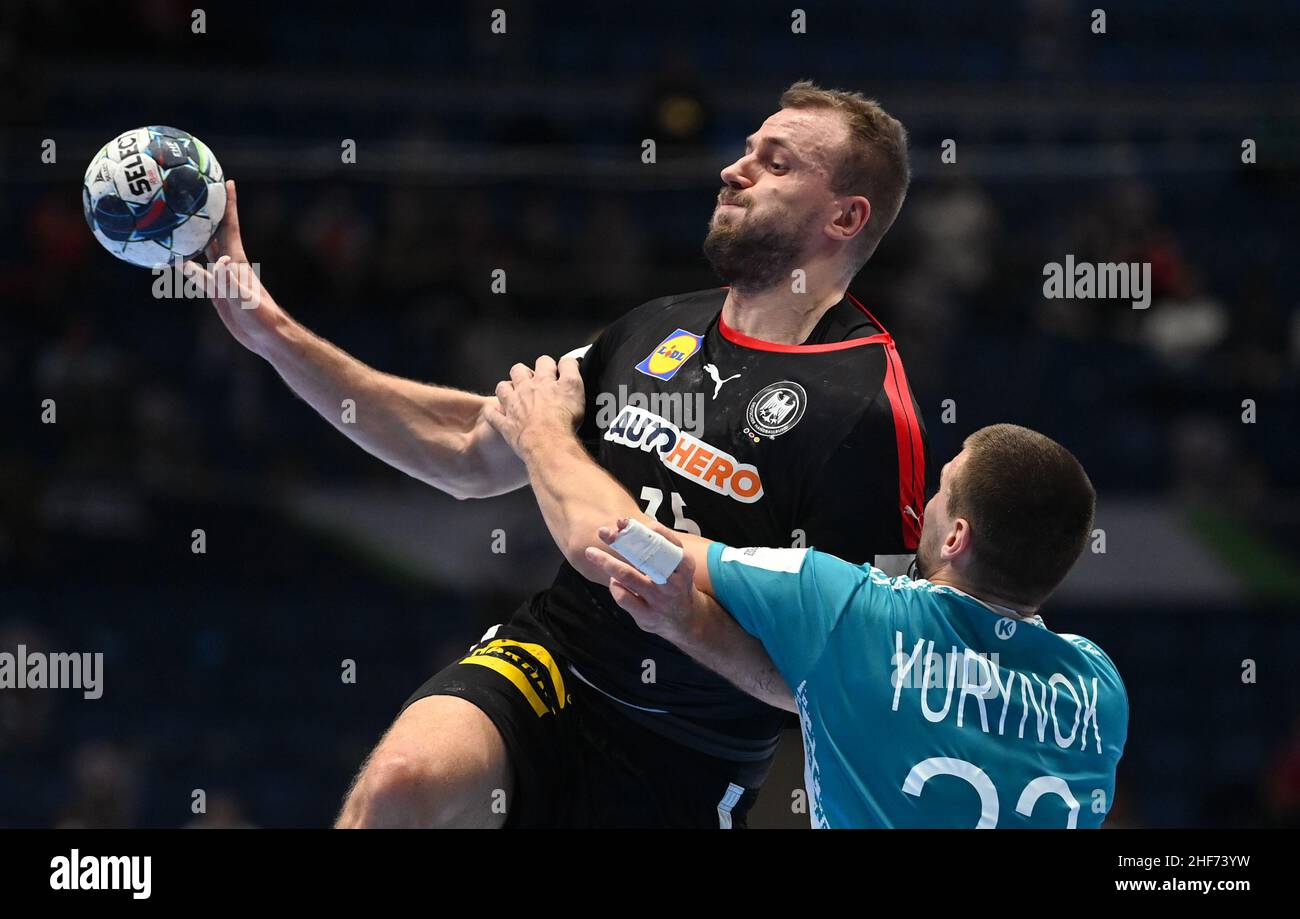 Bratislava, Slovakia. 14th Jan, 2022. Handball, European Championship