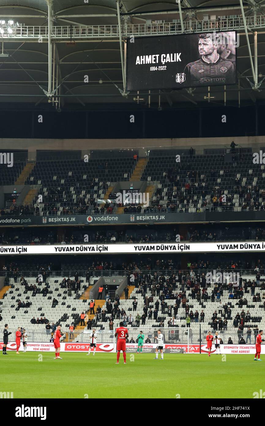 Istanbul, Turkey. 14th Jan, 2022. ISTANBUL, TURKEY - JANUARY 14: Miralem  Pjanic of Besiktas JK during the Turkish Super Lig match between Besiktas  and Gaziantep FK at Vodafone Park on January 14