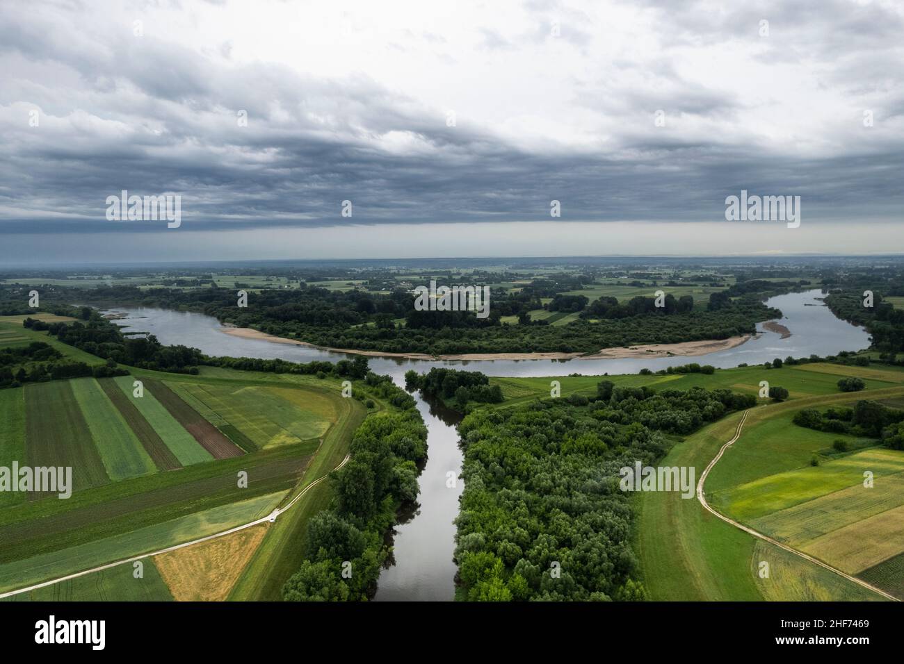 Europe,  Poland,  Swietokrzyskie,  Nida River Stock Photo