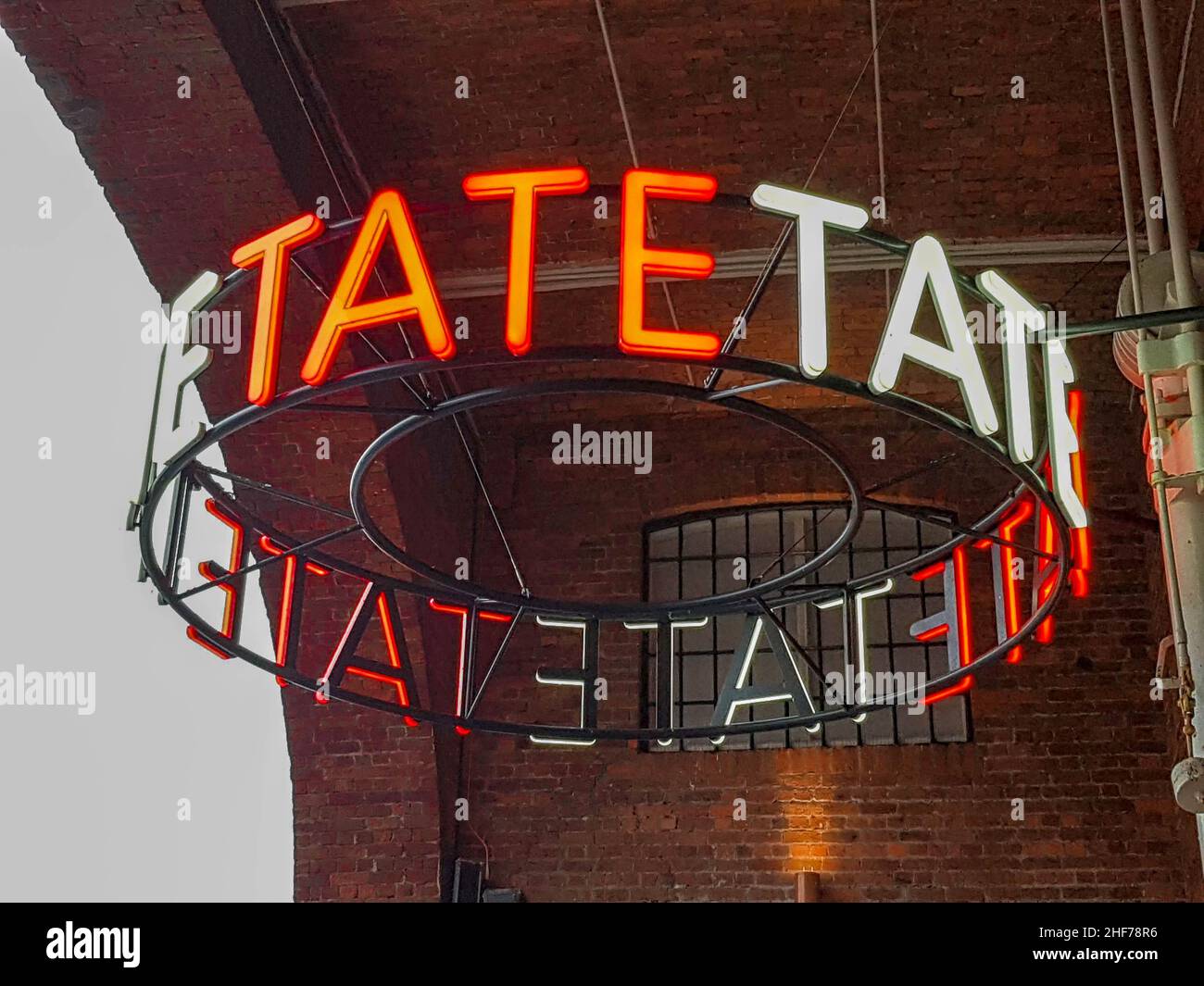 TATE art gallery at Albert Dock. Tate Liverpool is an art gallery and museum in Liverpool, Merseyside, England Stock Photo