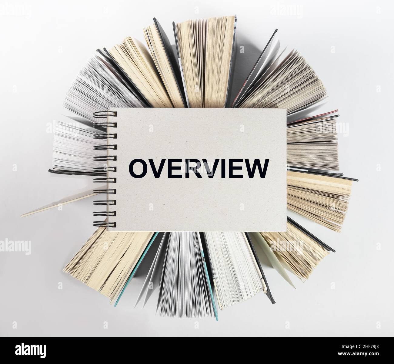 Overview word. Summary, review and recap concept Stock Photo - Alamy