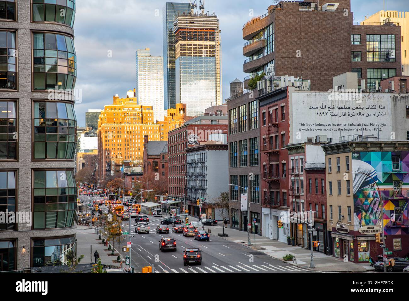 USA, New York City, Manhattan, Chelsea, The High Line Stock Photo - Alamy