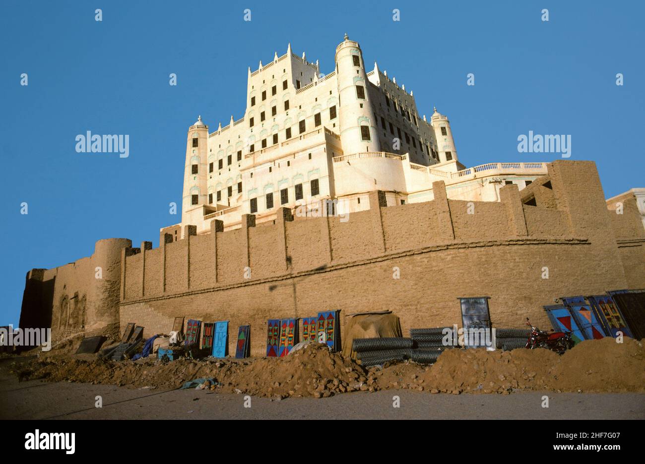 Sultans Palace, Seyun, Wadi Hadramaut, Yemen Stock Photo