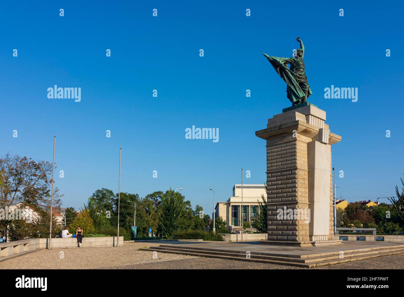 Monument to the red army in jihomoravsky hi-res stock photography and ...