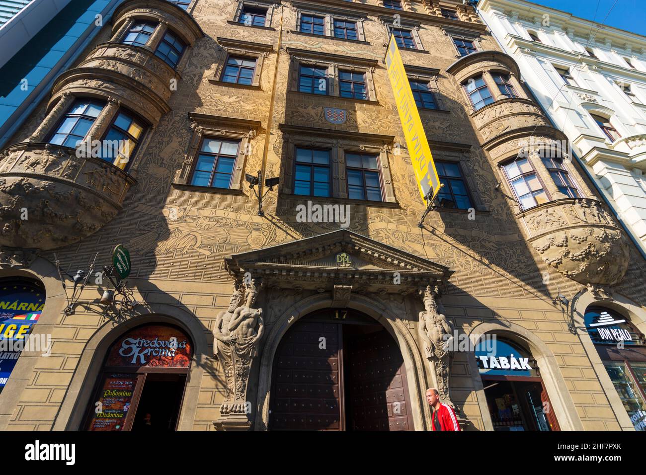 Brno (Brünn), Dum Panu z Lipe (House of the Lords of Leipa) at Namesti