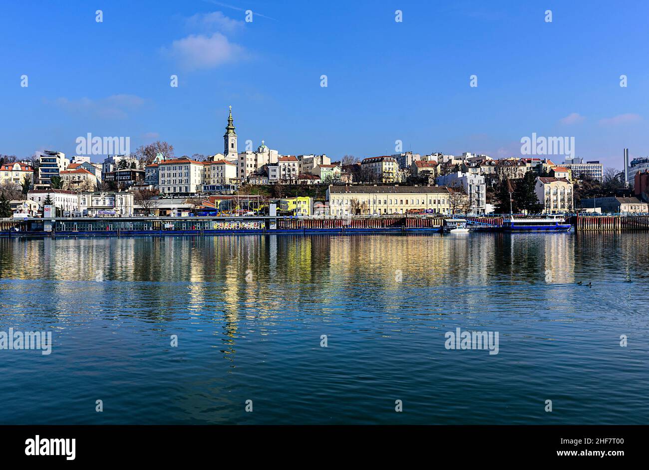 historical places and city life in serbia belgrade Stock Photo - Alamy
