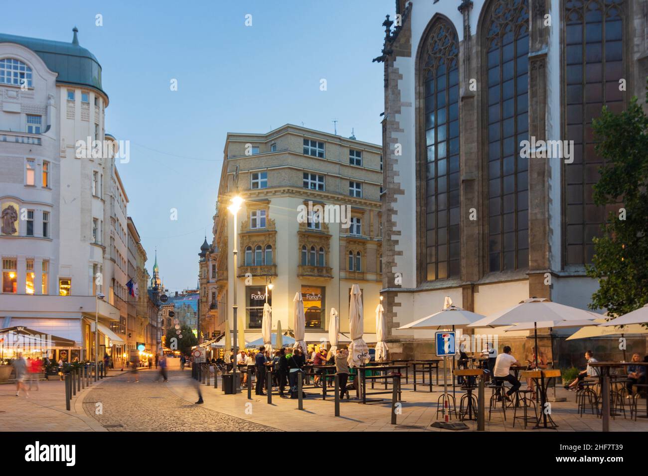 Brno Br nn Outdoor Bar And Restaurant At Jakubske Namesti Jacob s