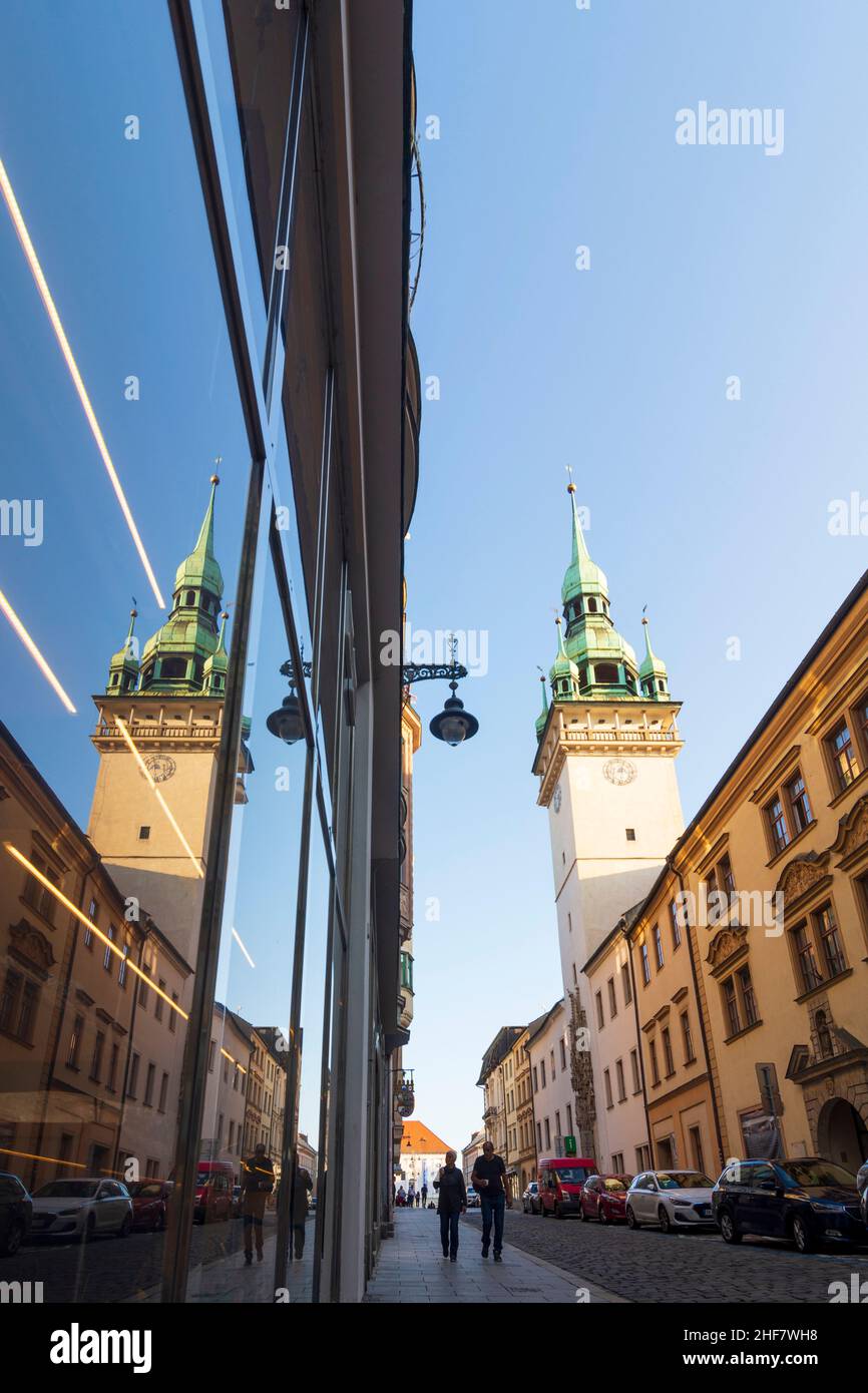 Brno (Brünn),  Town Hall in Jihomoravsky,  South Moravia,  Südmähren,  Czech Stock Photo