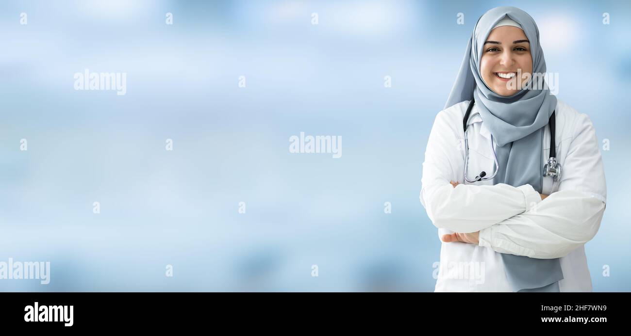 Female Physician Medical Doctor Working In Lab Stock Photo