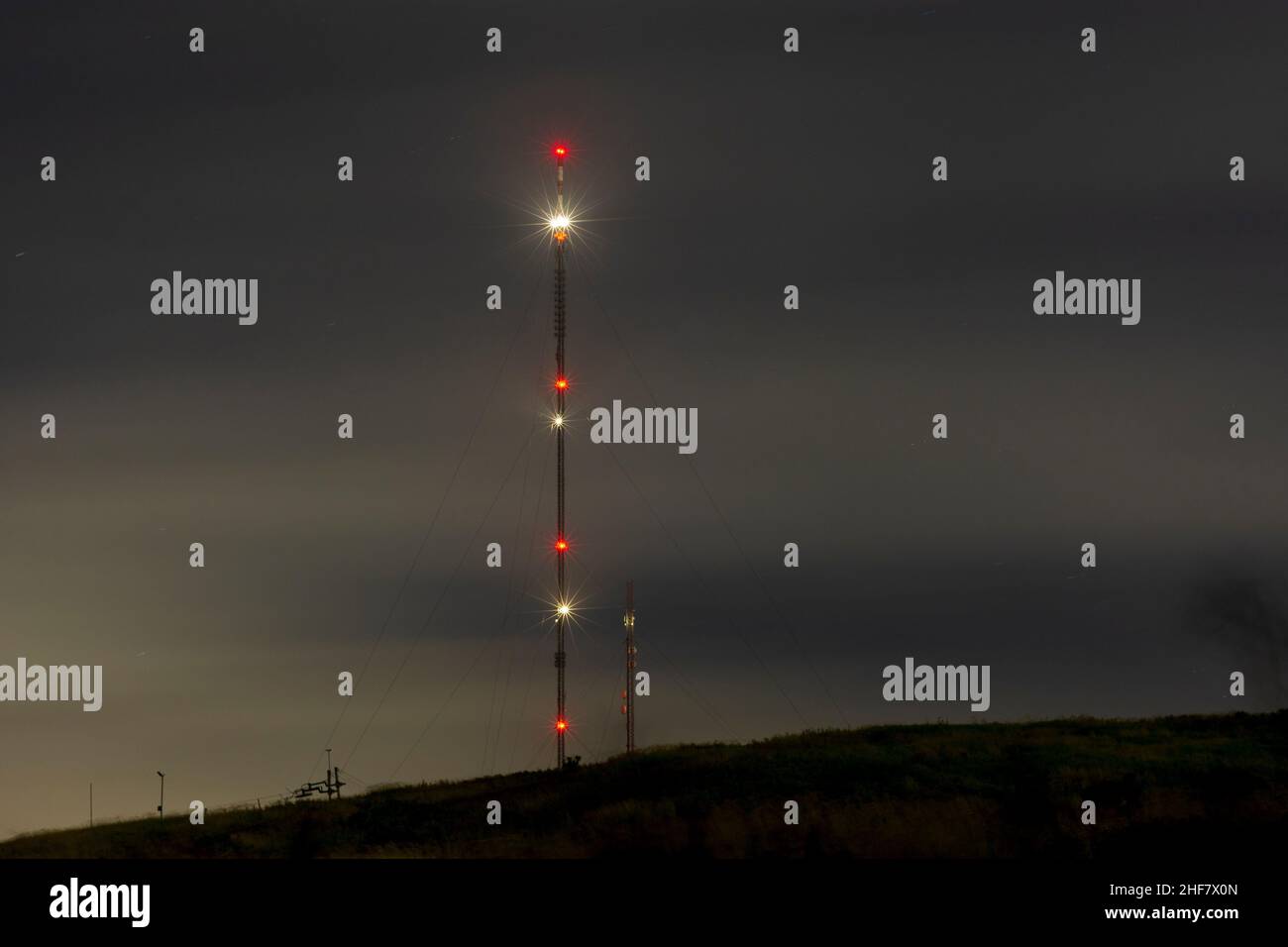 Gothenburg, Brudaremossen radio masts in Västra Götalands län, Sweden Stock Photo Alamy