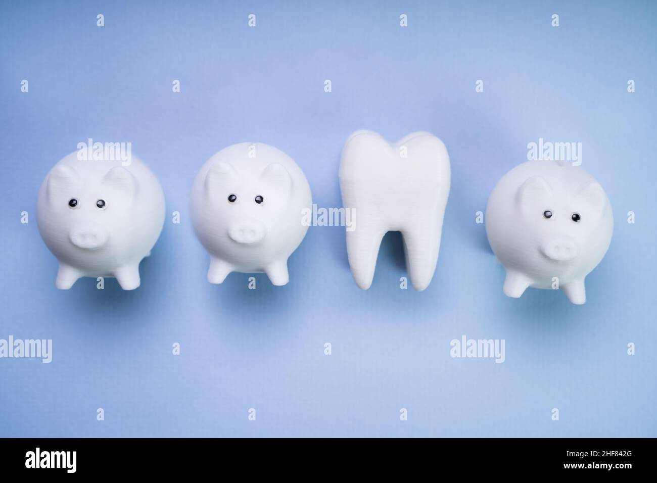 Dental Money And Dentist Cost. Tooth Implant Insurance Stock Photo Alamy