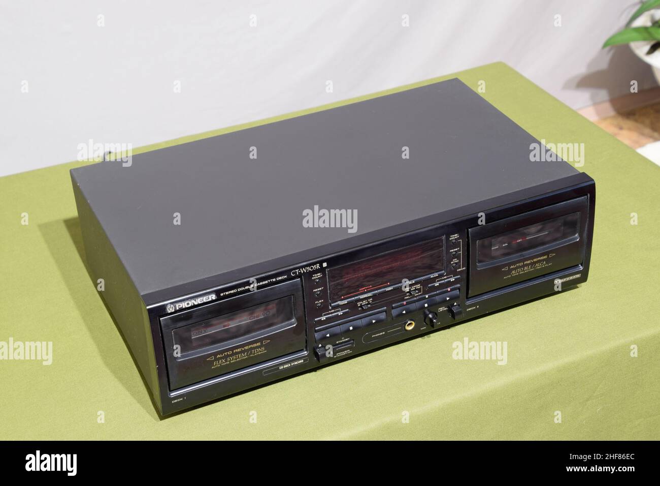 Cassette Deck Pioneer CTw505r. A cassette deck exterior Stock Photo